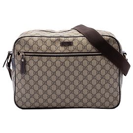 Gucci Beige GG Supreme Crossbody