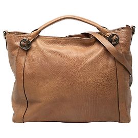 Borsa Satchel Miss GG Gucci in pelle marrone taglia Medium
