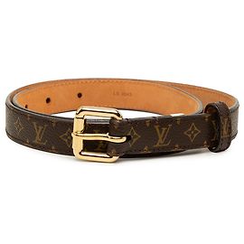 Louis Vuitton Brown Monogram Ellipse Belt