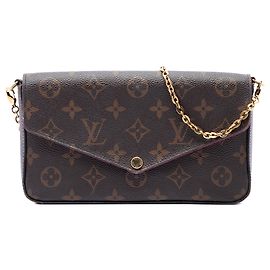 Louis Vuitton Brown Monogram Pochette Felicie