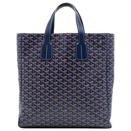 Goyard Blue Goyardine Voltaire III