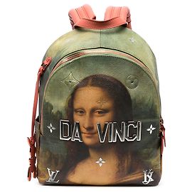 Zaino Louis Vuitton Brown Jeff Koons Masters Collection Da Vinci Palm Springs