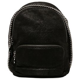 Stella Mc Cartney Mochila Stella McCartney Falabella en Shaggy Deer negro