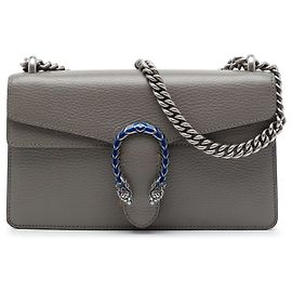 Gucci Dionysus Crossbody in pelle di vitello grigia Medium