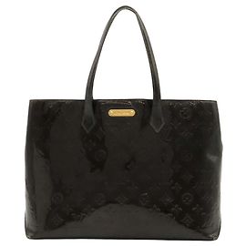 Borsa Tote Louis Vuitton Monogram Vernis Wilshire MM