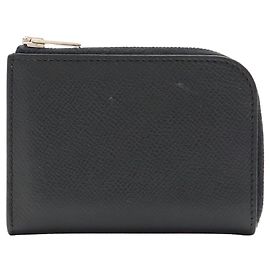 Hermès Monedero Hermes de piel Epsom negra