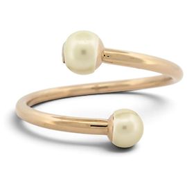 NUEVO BRAZALETE CHRISTIAN DIOR TRIBALES 14.5CM CUENTAS DE METAL DORADO