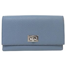FENDI PEEKABOO 8M0437 CONTINENTAL LEDER GELDBÖRSE MÜNZBEUTEL