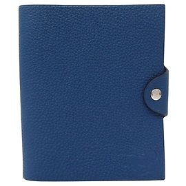 Hermès NEU HERMES ULYSSE NEO PM LEDER TOGO BLAU NOTIZBUCHCOVER AGENDA COVER
