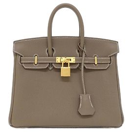 Hermès Birkin25 in pelle Togo colore Etoupe Beige