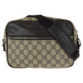 Borsa a tracolla Gucci in tela GG Supreme e pelle