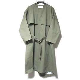 Autre Marque BLUEFLAG kiminori morishita Trench Coat sin cuello