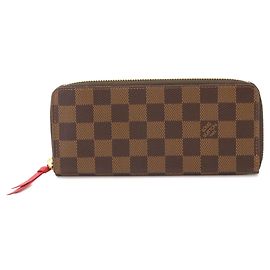 Louis Vuitton Damier Portefeuille Clemence Round Long Wallet