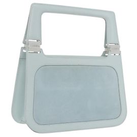 Loewe Jerrillo Bolsa em camurça - Azul Claro