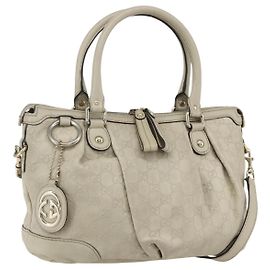 Gucci Borsa Sukey GG Canvas Guccissima Avorio