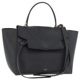 Céline Belt Bag Bolsa de Couro Preta