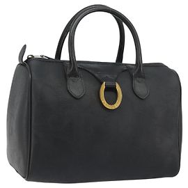 Christian Dior Trotter Canvas Handtasche in Navy Blau