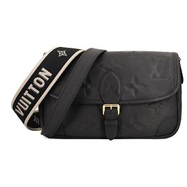 LOUIS VUITTON - Borsa a tracolla Louis Vuitton Diane in pelle Empreinte nera