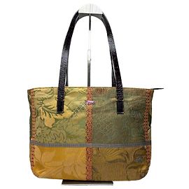 Borsa Tote Vintage Etro Jacquard Patchwork Fine anni 1990s Multicolour