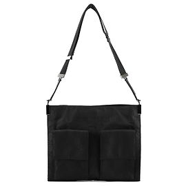 Gucci 001 3283 Borsa a tracolla multi-tasche in nylon GG nero