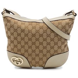 Borsa a tracolla Gucci GG Canvas Lovely Beige