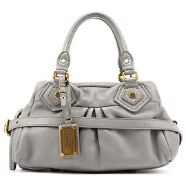 Marc by Marc Jacobs Borsa 2-Way Classic Q Baby Groovee in pelle grigia