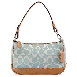 Coach 6094 Signature Demi Schultertasche Hellblau