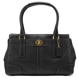 Coach 11047 Borsa Tote Hamptons in pelle nera