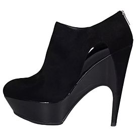 Autre Marque Saint Laurent Stiefeletten aus schwarzem Wildleder - EU 40 gebraucht