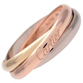 Cartier Trinity Ring SM K18 750YG/WG/PG #56 US7.75 EU56 HK17