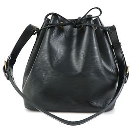 Louis Vuitton Petit Noe Schultertasche aus Epi-Leder Noir Black M59012