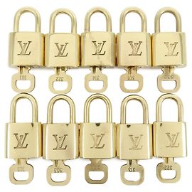 Louis Vuitton Lotto di 10 Lucchetti e Chiavi Gold