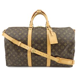 Louis Vuitton Monogram Keep All Bandouliere 50 Boston Bag M41416