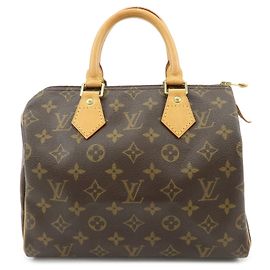 Louis Vuitton Monogram Speedy 25 Boston Bag Hand Bag Brown M41528