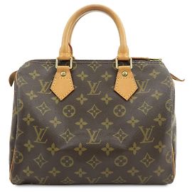 Louis Vuitton Monogram Speedy 25 Boston Bag Hand Bag Brown M41528