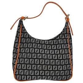Fendi Zucchino Hobo Zucchino Canvas