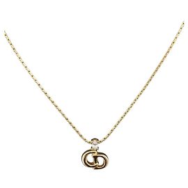 Collar Christian Dior Logo CD Metal Dorado