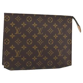 LOUIS VUITTON Monogram Poche Toilette 26 Pouch M47542 LV Auth 183385 - Jerrillo