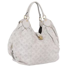 LOUIS VUITTON Monogram Punching Mahina Neo L Bag Leather M94280 LV Auth 207069A - Jerrillo