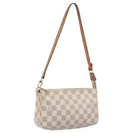 LOUIS VUITTON Damier Azur Pochette Accessoires Pouch N41207 LV Auth 208034A - Jerrillo