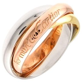 Anel Cartier Trinity em Ouro 18K Tricolor