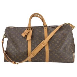 Louis Vuitton Vintage Monogram Canvas Keepall Bandouliere 55 Reisetasche
