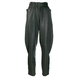 Autre Marque Gianni Versace Lederhose aus den 80ern