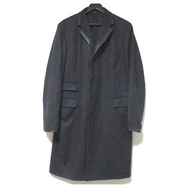 Hermès Hermes PhantomTechnique SUPER120S Woll-Leder Mantel