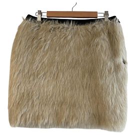 Autre Marque THE RERACS Falda corta Eco Fur