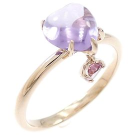 Autre Marque Anello STAR JEWELRY K10 Pink Gold Ametista Tormalina