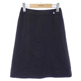 Falda Chanel de mezcla de cachemira
