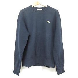 Autre Marque Sudadera de cuello redondo de algodón Lacoste