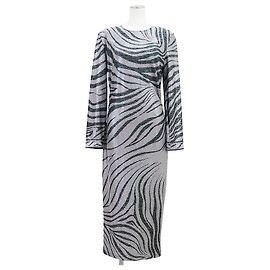 Leonard Kleid aus metallischem Stretch-Jersey
