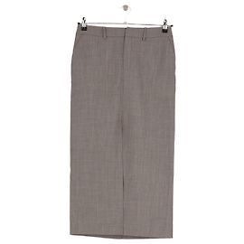 Autre Marque THE FRANKIE SHOP Wollrock in Grau Mid-Length